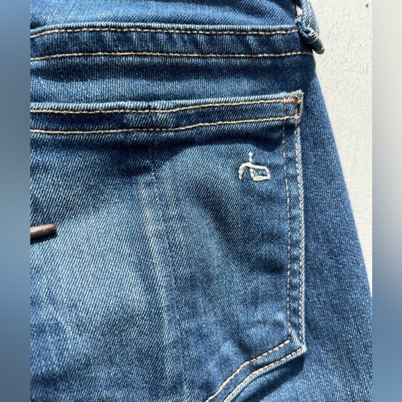 Women's Rag & Bone Jeans Blue Joshua 26 Slim Stretch Skinny Ankle City Classic - Picture 11 of 11